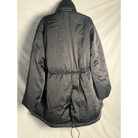 Uniqlo +J Jil Sander Down Parka Coat Black XL Oversized 90% Down - Picture 2 of 8